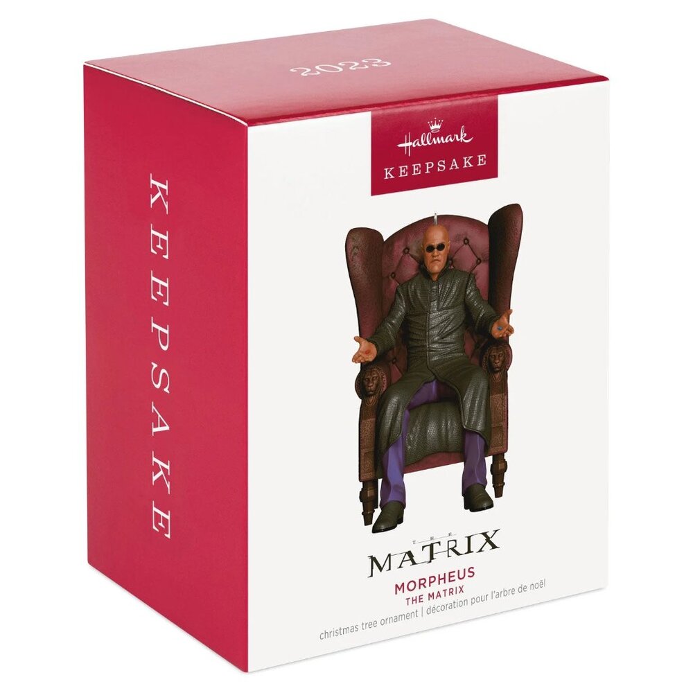 New! The Matrix Morpheus Hallmark Keepsake Christmas Ornament 2023 Sci-Fi Movie